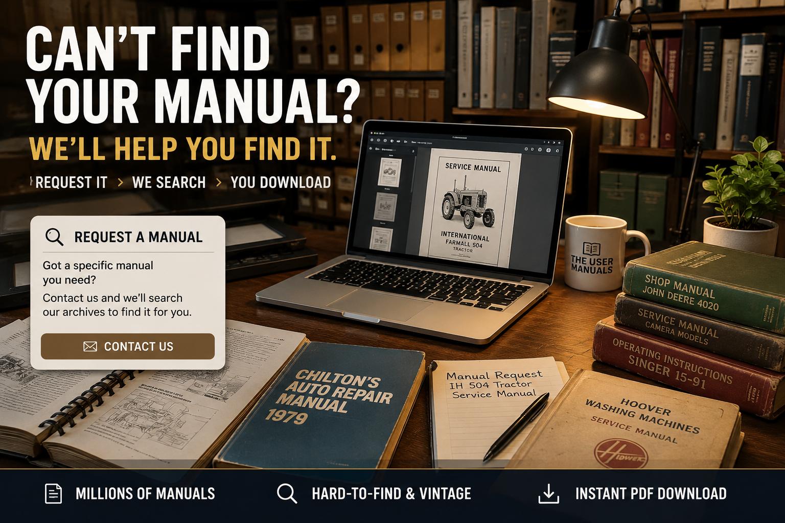 Can't Find Your User Manual? We'll Help You Locate It
