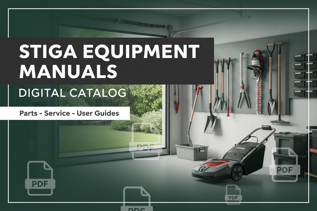 Stiga Equipment Manuals for Garden Machinery & Tools