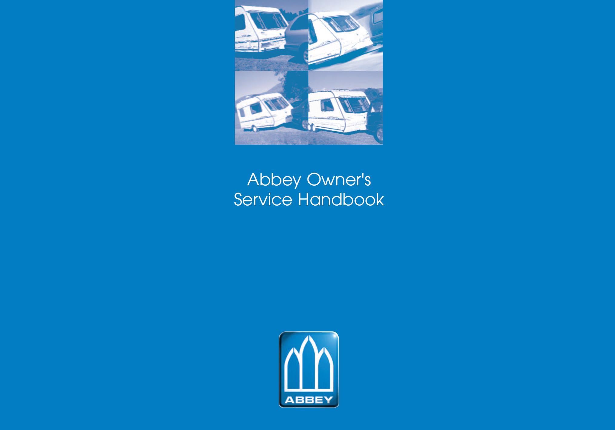 Abbey GTS Vogue 215 1999 2000 Owners Service Handbook