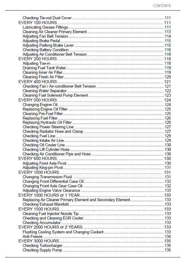 Kubota M100GX / M110GX / M126GX / M135GX Tractor Operators Manual 2012