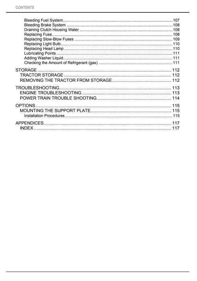 Kubota M6060 / M7060 Tractor Operators Manual