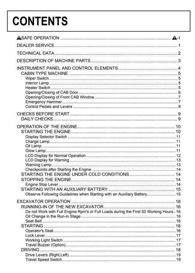 Kubota KX71-3 Excavator Manual: Operator Guide and Maintenance PDF