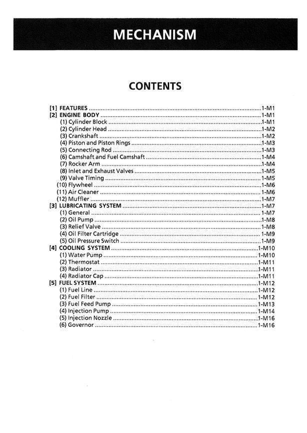 Kubota Tractor Manual: B1700, B2100, B2400 - Repair & Maintenance