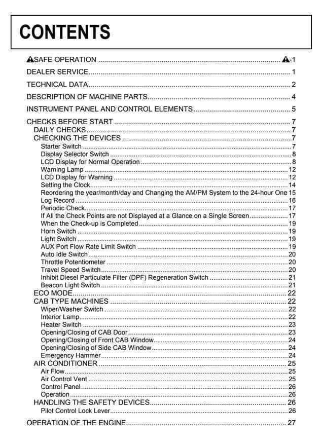 Kubota Excavator Manual: KX057-4 & U55-4 - Digital PDF Guide