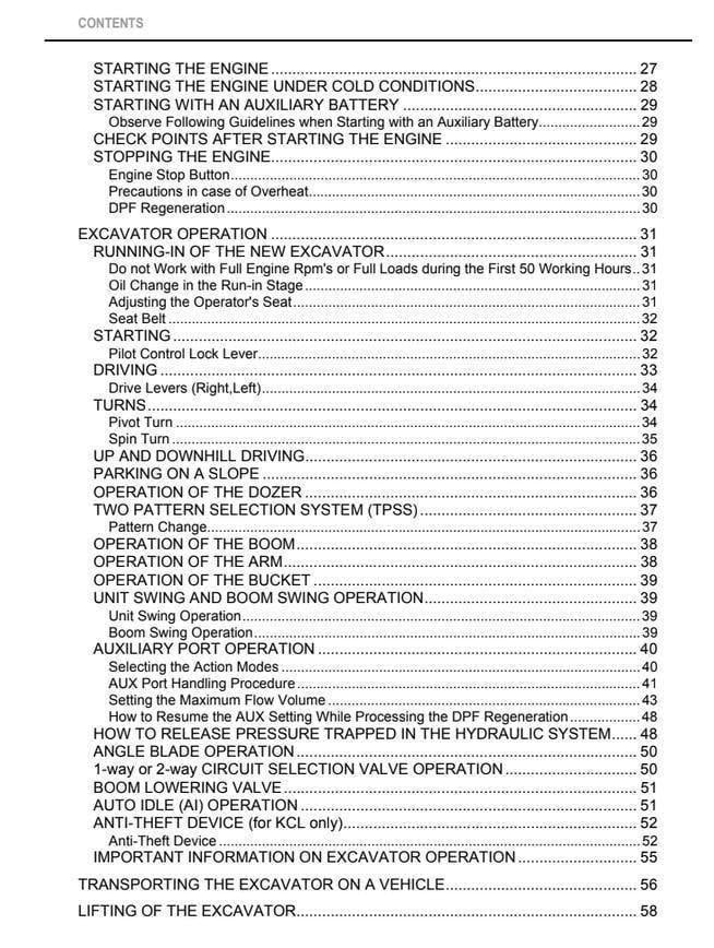 Kubota Excavator Manual: KX057-4 & U55-4 - Digital PDF Guide