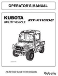 Kubota RTV-X1100C Manual: Utility Vehicle Guide - Digital PDF
