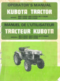 Kubota Tractor Operator Manual: B5100D B5100E B6100D B6100E B7100D