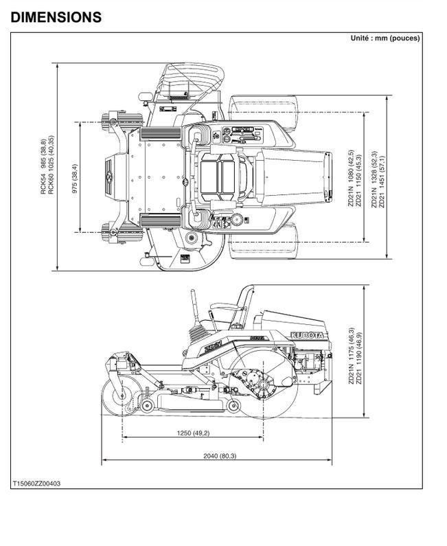 Kubota Zero Turn Mower Manual - ZD21N-EC & ZD21-EC Service Guide
