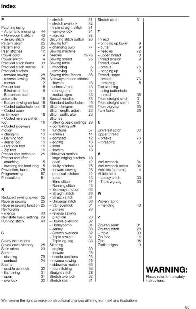 Bernina 1630 Sewing Machine Manual: Digital PDF User Guide