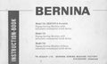 Bernina Zigzag Sewing Machine Manual (Models 740, 741, 742 PDF)