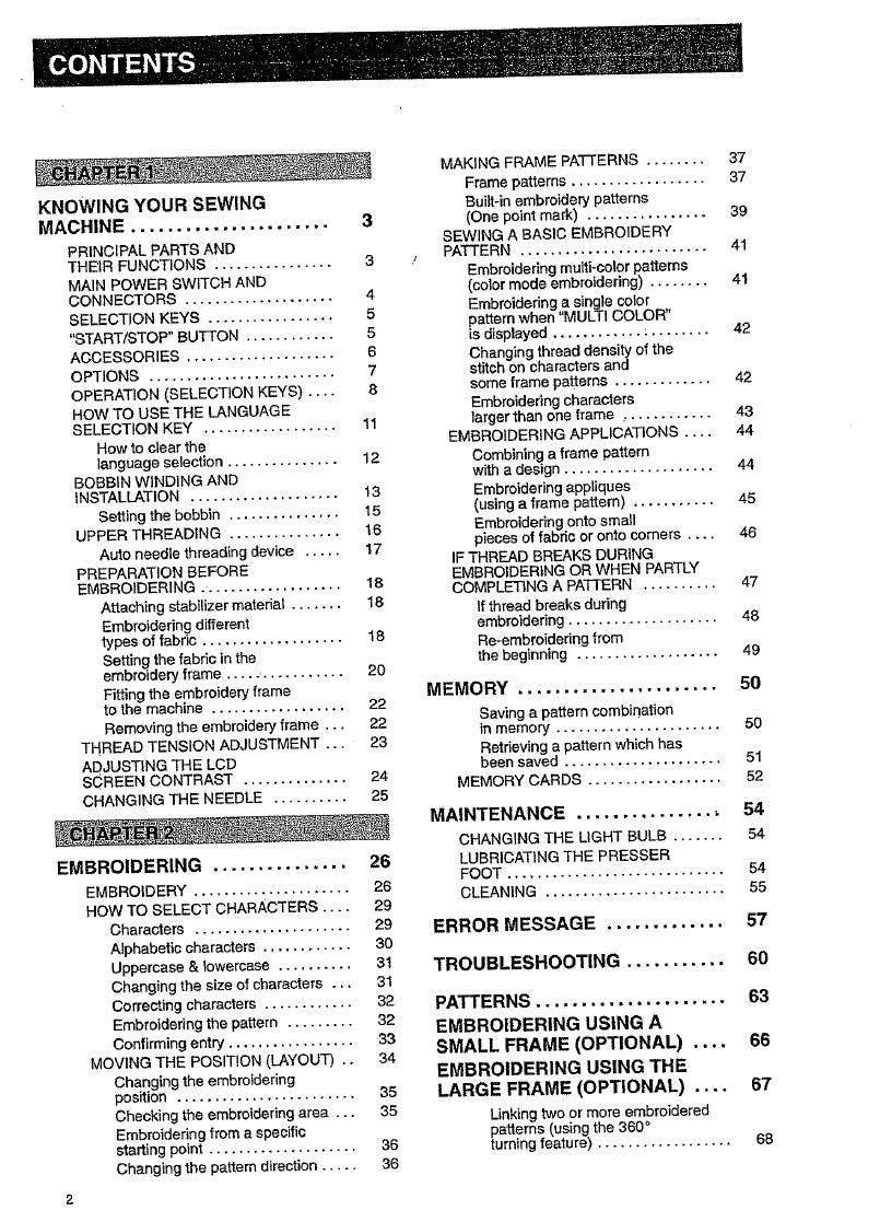 Embroidery Machine Manual: Bernina Bernette Deco 500 - Digital PDF