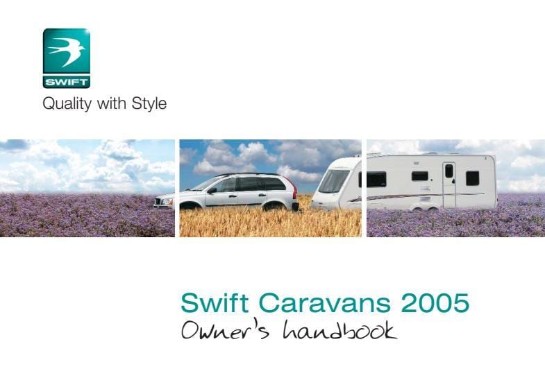 Swift Caravan Manual: Eccles Diamond 2005 Owners Guide (PDF)