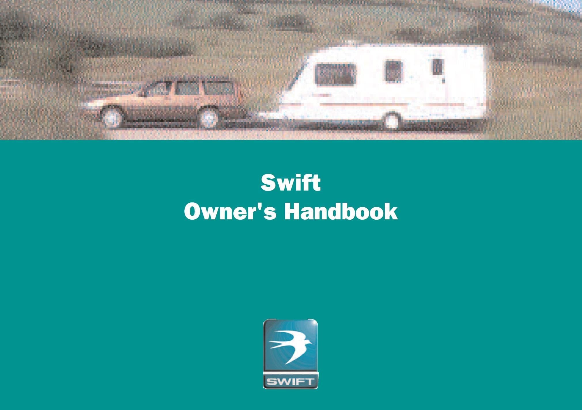 Swift Universal Caravans Instructions Book 1999 2000 (Swift Challenger 530 SE)