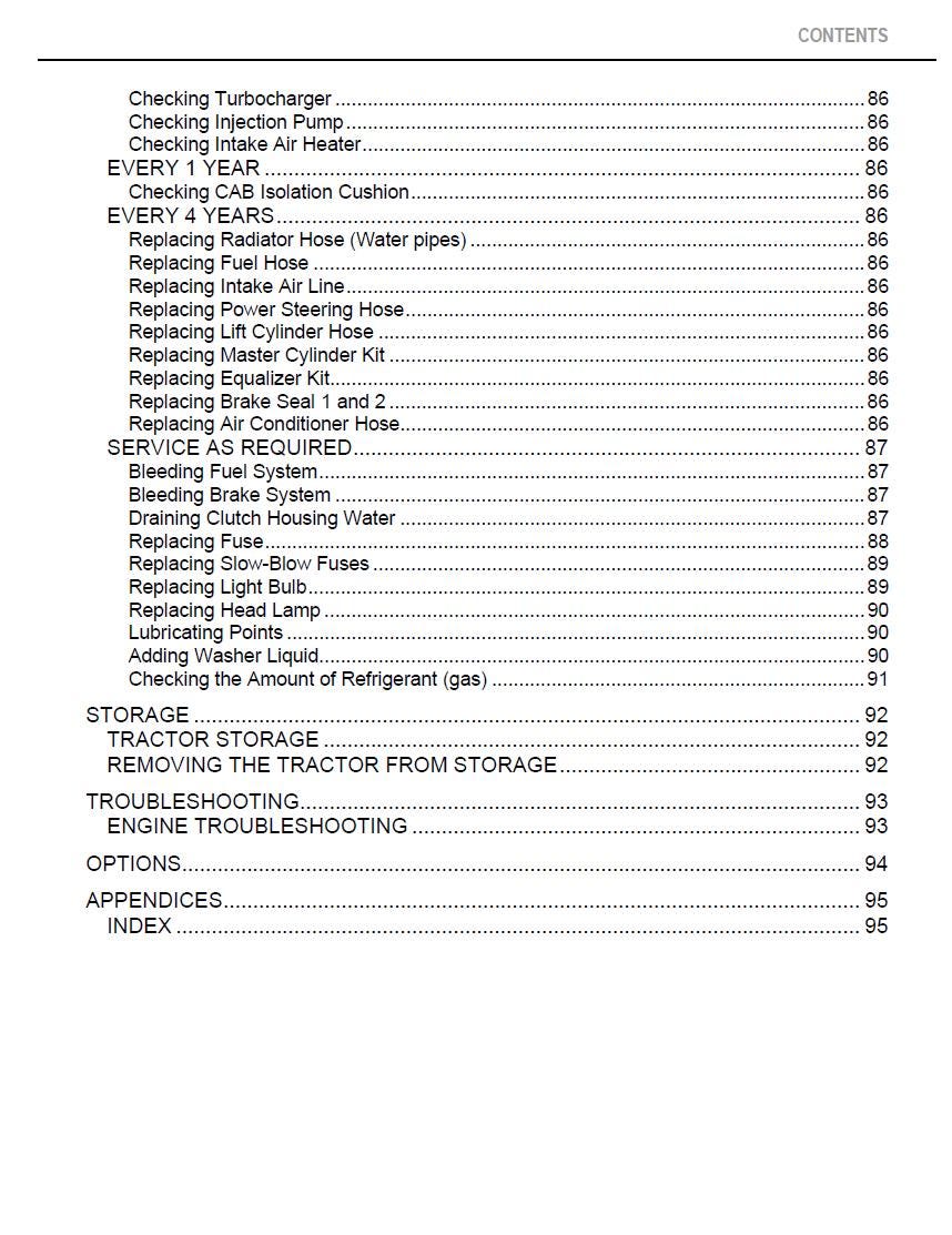 Kubota M8540 NARROW Cab Tractor Operators Manual (2009 Edition)