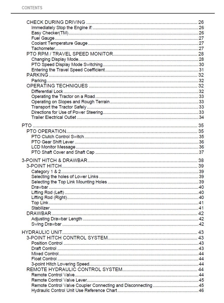 Kubota M8540 NARROW Cab Tractor Operators Manual (2009 Edition)