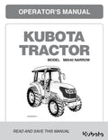 Kubota M8540 NARROW Cab Tractor Operators Manual (2009 Edition)