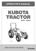 Kubota MX5200 Tractor Operators Manual (2018 Edition)