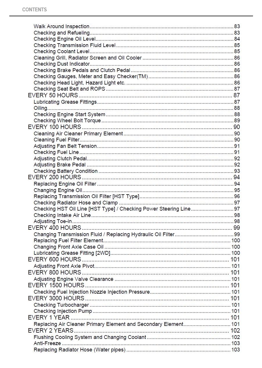 Kubota L3240 / L3540 / L3940 / L4240 / L4740 / L5040 / L5240 / L5740 Tractor Operators Manual