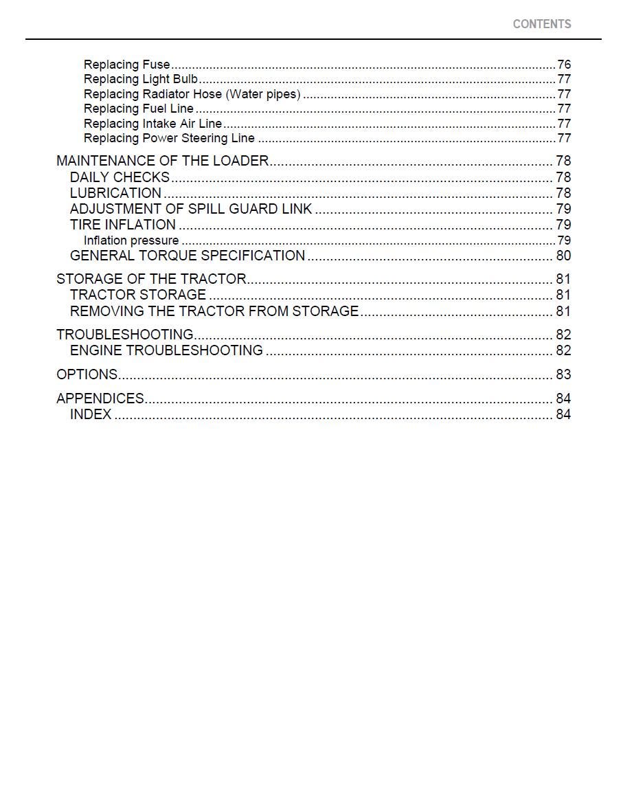 Kubota B26TL Tractor Operators Manual (2006 Edition)