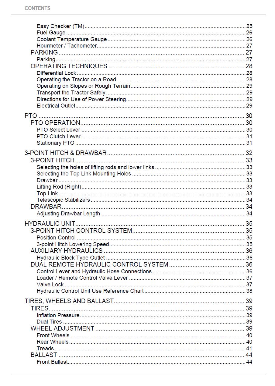 Kubota B2301 / B2601 Tractor Operators Manual (2015 Edition)