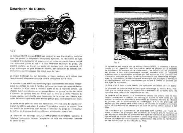Deutz D4005 Diesel Tractor Operators Manual PDF Download