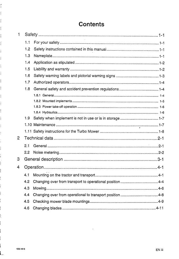Deutz-Fahr KM 22 / KM 24 Drum Mower Operation Manual (1995 Edition) PDF Download