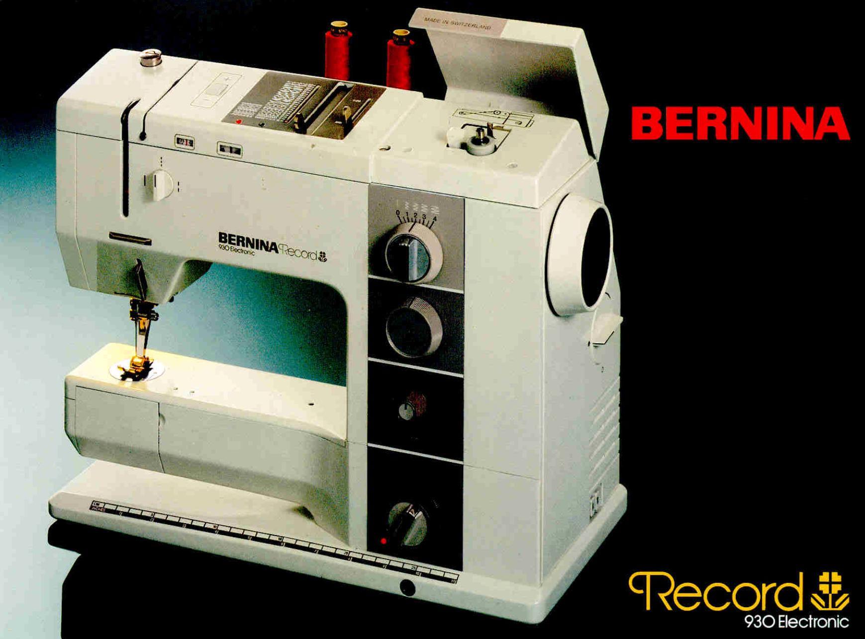 Bernina Record 930 Sewing Machine Manual (Digital PDF Guide)