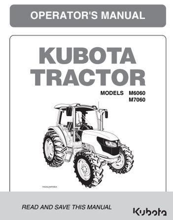 Kubota M6060 / M7060 Tractor Operators Manual