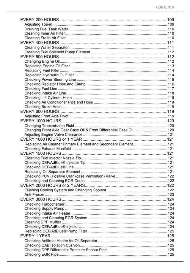 Kubota M5N-091 Power Krawler Tractor Operators Manual