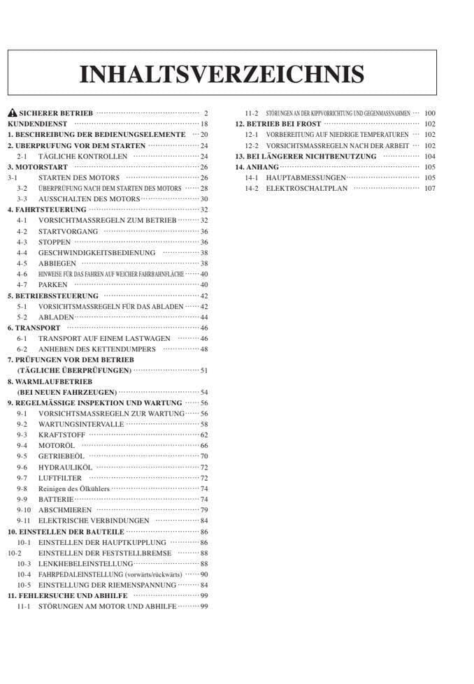Kubota KC70 Dumper Operator Manual (Digital PDF, Maintenance & Use)