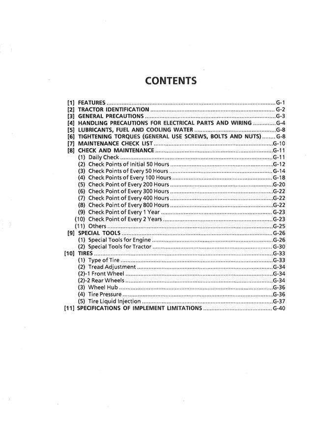 Kubota Tractor Manual: B1700, B2100, B2400 - Repair & Maintenance