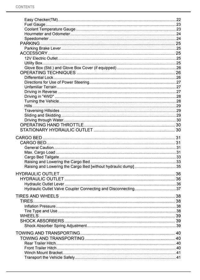 Kubota RTV-X Utility Vehicle Manual - Digital Operator Guide