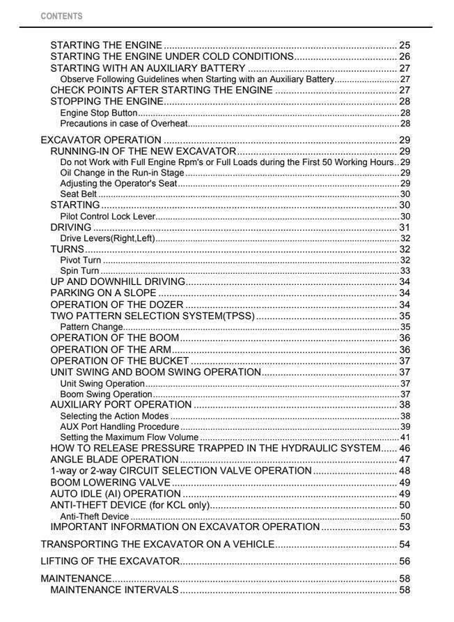 Kubota KX040-4 Excavator Manual - Operator and Maintenance Guide PDF