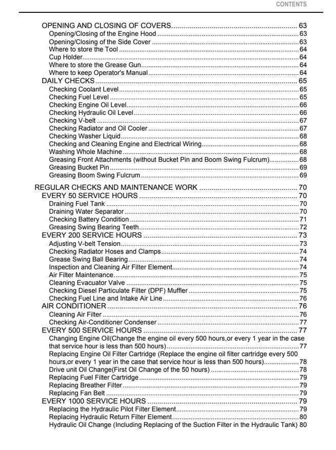 Kubota KX040-4 Excavator Manual - Operator and Maintenance Guide PDF