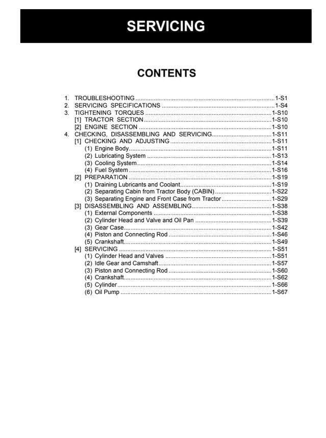 Kubota Tractor Service Manual - B1830 to B3030 Repair Guide