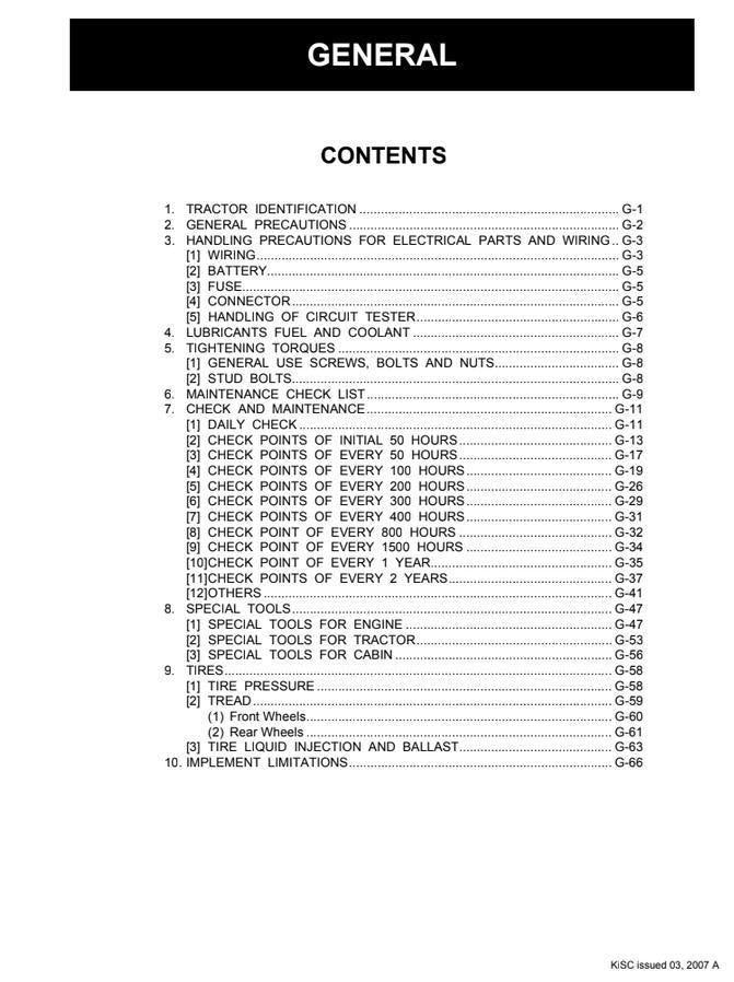 Kubota Tractor Service Manual - B1830 to B3030 Repair Guide