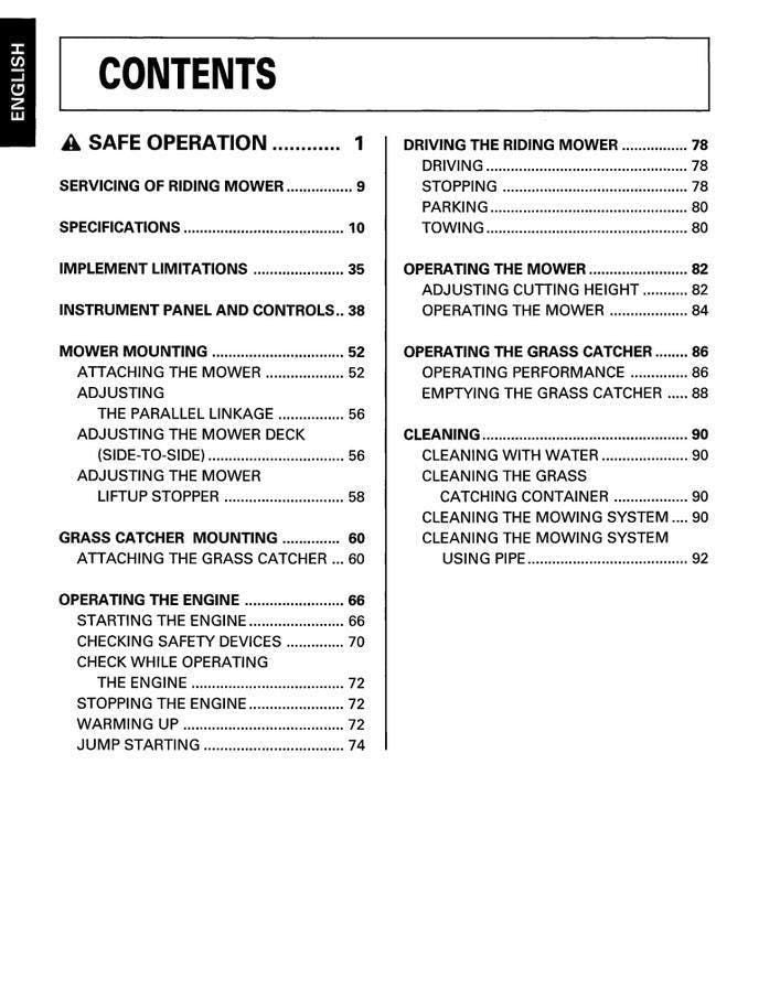 Kubota Riding Mower Manual: G18 and G21 Operator Guide
