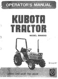 Kubota B8200 Tractor Manual: Operator Guide and Maintenance PDF