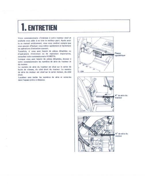 Kubota Tractor Manual - Operator Guide for B1600, B1702, B1902