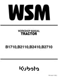 Kubota Tractor Service Manual - B1710, B2110, B2410 & B2710 Models