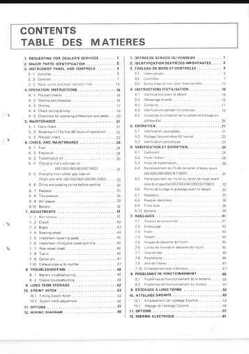 Kubota Tractor Operator Manual: B5100D B5100E B6100D B6100E B7100D