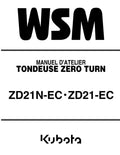 Kubota Zero Turn Mower Manual - ZD21N-EC & ZD21-EC Service Guide