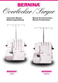 Bernina Overlocker Manual 700D 800DL (Threading, Stitch Settings, Maintenance)