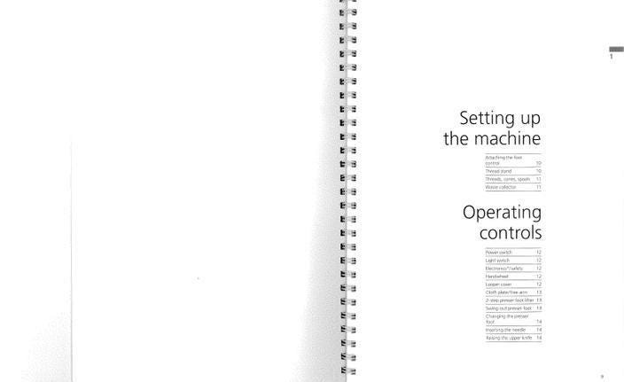 Bernina 2000 Serger / Overlocker Sewing Machine Instruction Manual