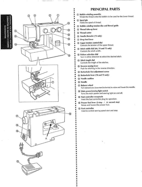 Bernina Bernette 50 60 70 75 user manual