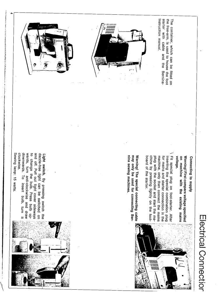 Bernina 800 sewing machine user manual