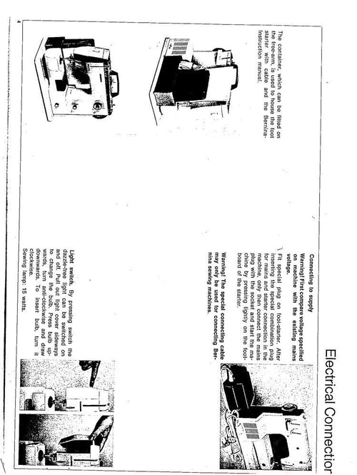 Bernina 800 sewing machine user manual