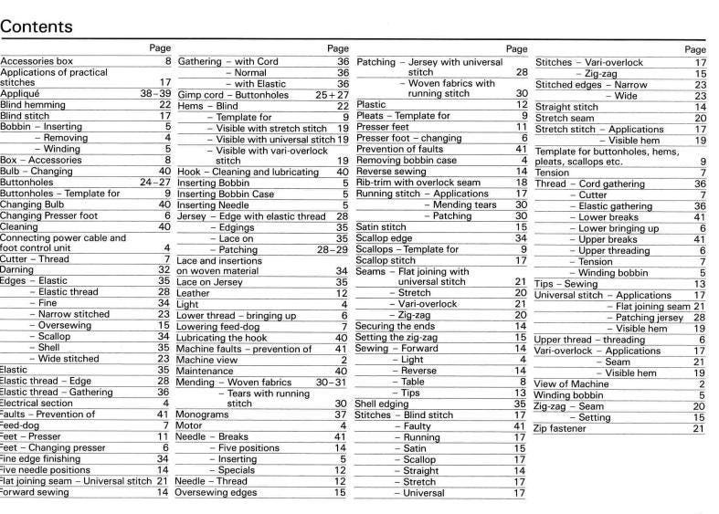 Bernina Sewing Machine Manual: Models 801 Sport, 802, 803 (PDF)