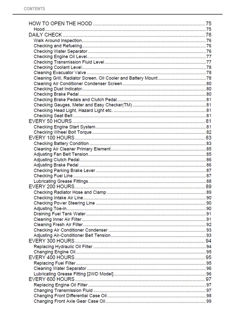 Kubota M8540 M9540 Cab Tractor Operators Manual