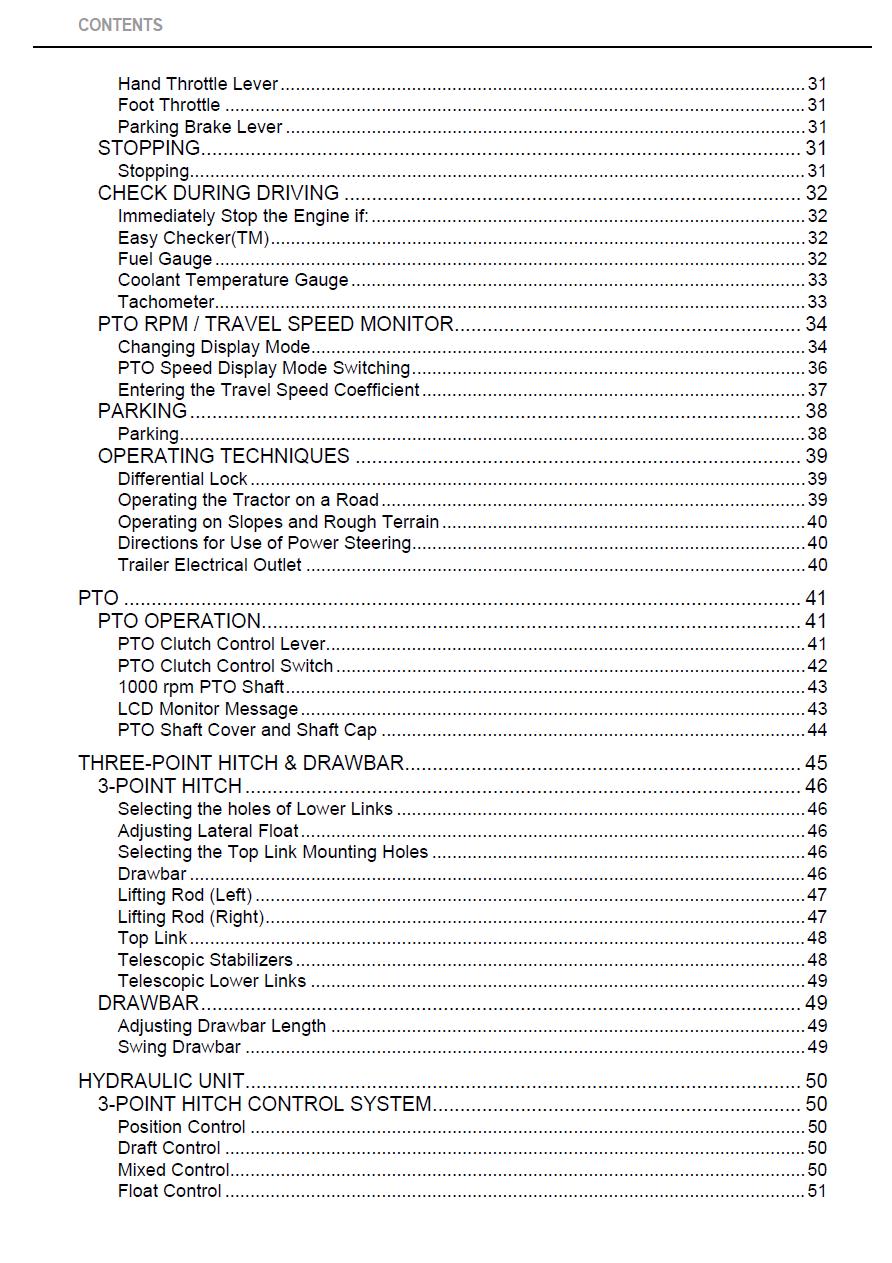 Kubota M8540 M9540 Cab Tractor Operators Manual